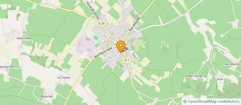 localisation de l'entreprise MONSIEUR VASILE CUCU à SEGONZAC