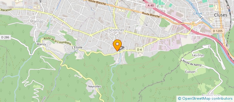 localisation de l'entreprise MONSIEUR VASILE CURAC  SCIONZIER