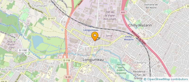 localisation de l'entreprise MONSIEUR VASILE-DANIEL ZAHA à LONGJUMEAU