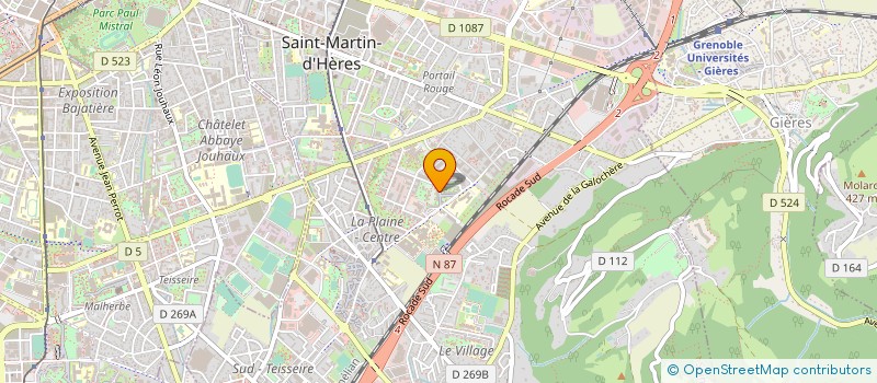 localisation de l'entreprise MONSIEUR VASILE DULGHERU  SAINT-MARTIN-D'HERES