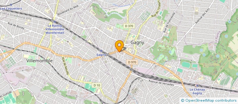 localisation de l'entreprise MONSIEUR VASILE FINTA  GAGNY