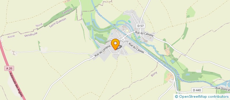 localisation de l'entreprise MONSIEUR VASILE GLODAN  VENDHUILE