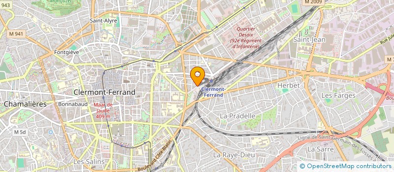 localisation de l'entreprise MONSIEUR VASILE GLODEANU  CLERMONT-FERRAND