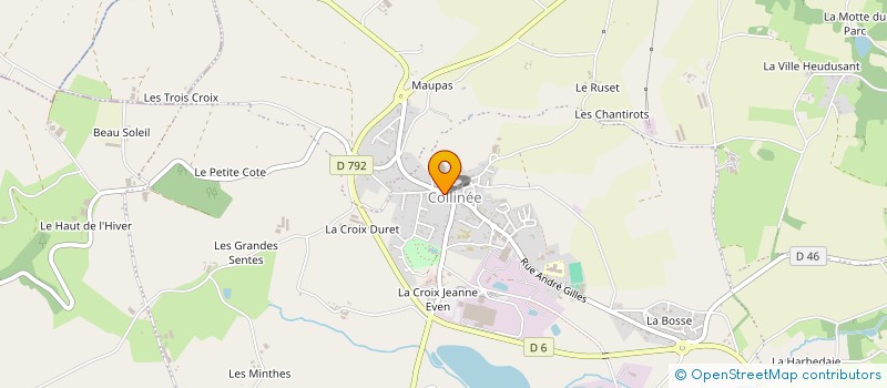 localisation de l'entreprise MONSIEUR VASILE GOGU à LE MENE