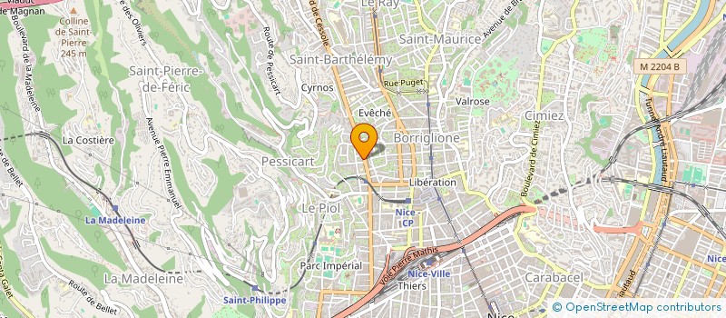 localisation de l'entreprise MONSIEUR VASILE GONTA à NICE