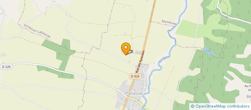 localisation de l'entreprise MONSIEUR VASILE GROSU  PANASSAC