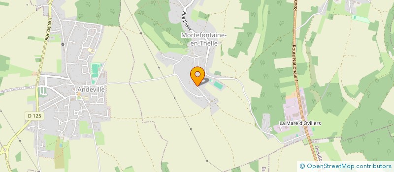 localisation de l'entreprise MONSIEUR VASILE HRIHOR  MORTEFONTAINE-EN-THELLE