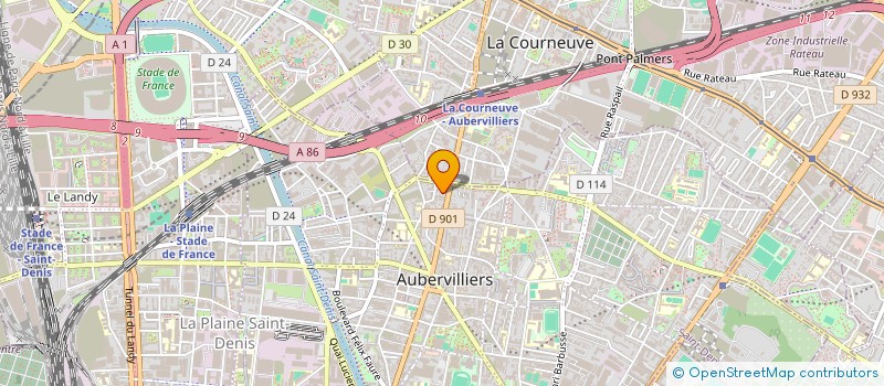 localisation de l'entreprise MONSIEUR VASILE-IOAN AMARANDEI  AUBERVILLIERS