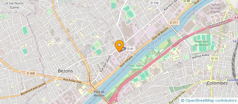 localisation de l'entreprise MONSIEUR VASILE IOAN COSMA  BEZONS