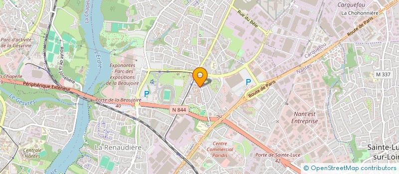 localisation de l'entreprise MONSIEUR VASILE-LAURENTIU SENTIVEANU à NANTES