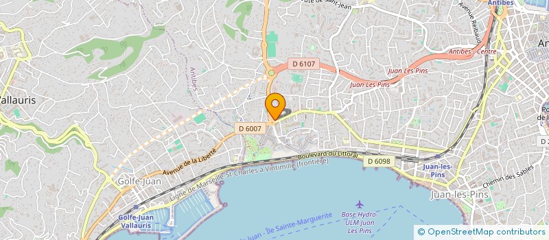 localisation de l'entreprise MONSIEUR VASILE LUCA à ANTIBES