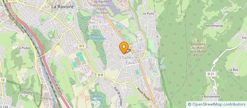 localisation de l'entreprise MONSIEUR VASILE MALACU  CHALLES-LES-EAUX