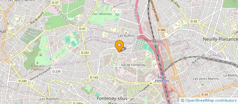 localisation de l'entreprise MONSIEUR VASILE MARCU à FONTENAY-SOUS-BOIS