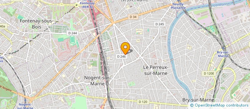 localisation de l'entreprise MONSIEUR VASILE MELNIC  LE PERREUX-SUR-MARNE