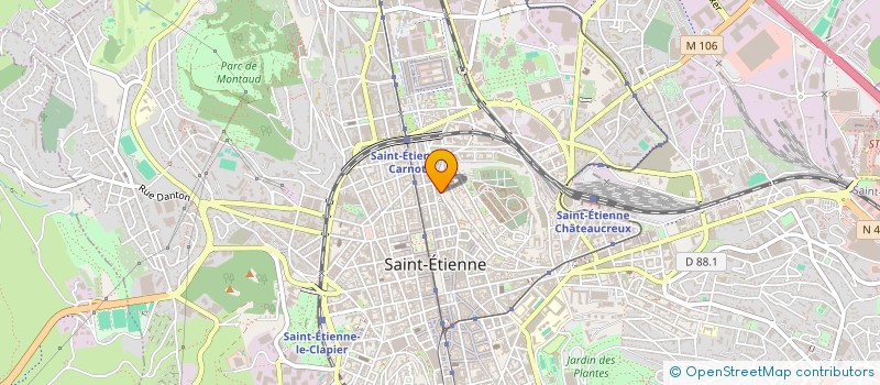 localisation de l'entreprise MONSIEUR VASILE MIHAI  SAINT-ETIENNE