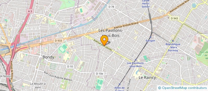 localisation de l'entreprise MONSIEUR VASILE MOIS  LES PAVILLONS-SOUS-BOIS