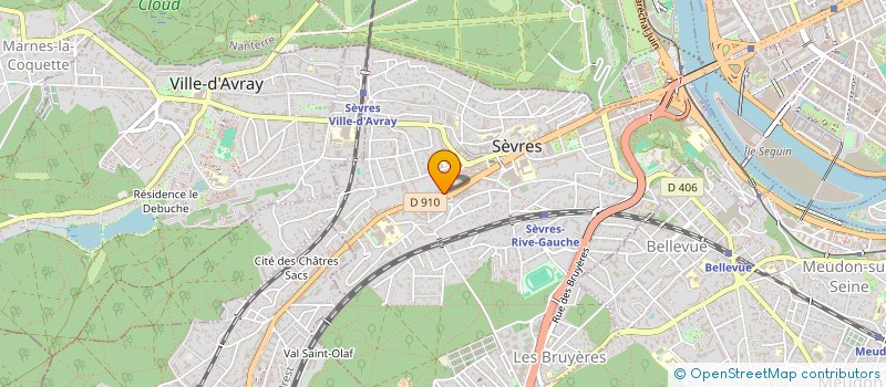 localisation de l'entreprise MONSIEUR VASILE ORBULESCU à SEVRES