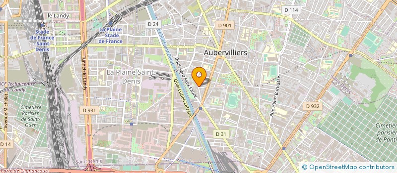 localisation de l'entreprise MONSIEUR VASILE OROS à AUBERVILLIERS