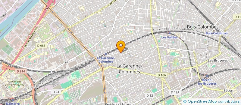 localisation de l'entreprise MONSIEUR VASILE-PETRICA SAS à LA GARENNE-COLOMBES