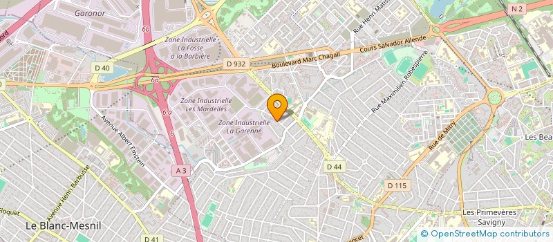 localisation de l'entreprise MONSIEUR VASILE POP à AULNAY-SOUS-BOIS