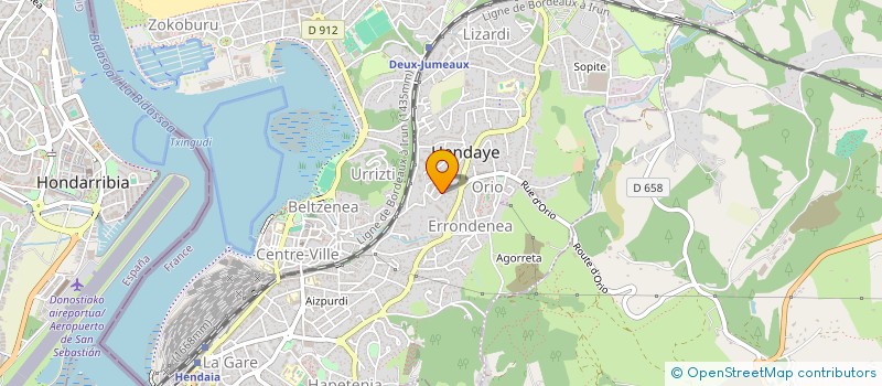 localisation de l'entreprise MONSIEUR VASILE POPOVICI à HENDAYE