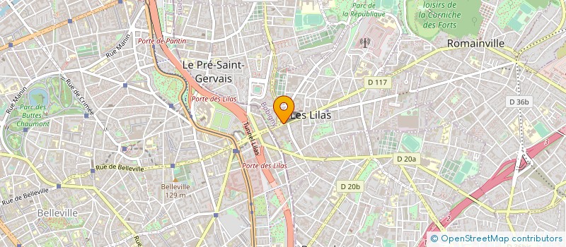 localisation de l'entreprise MONSIEUR VASILE POTARNICHE à LES LILAS