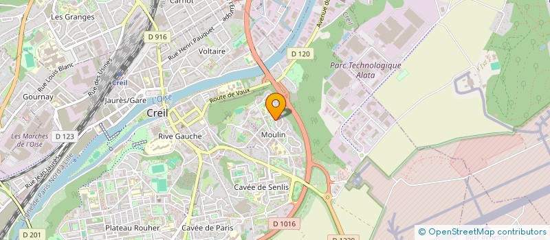 localisation de l'entreprise MONSIEUR VASILE POTORAC à CREIL