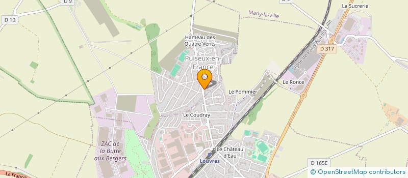 localisation de l'entreprise MONSIEUR VASILE RADES  PUISEUX-EN-FRANCE