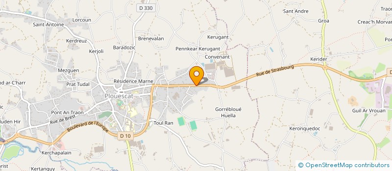 localisation de l'entreprise MONSIEUR VASILE RADU  PLOUESCAT