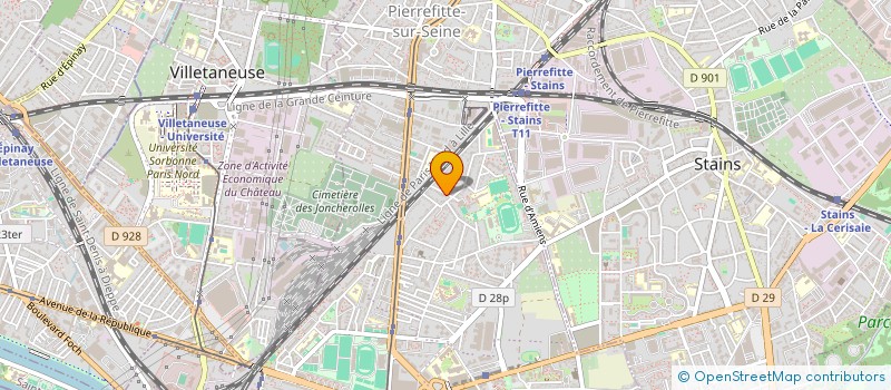 localisation de l'entreprise MONSIEUR VASILE RIHOR à PIERREFITTE-SUR-SEINE