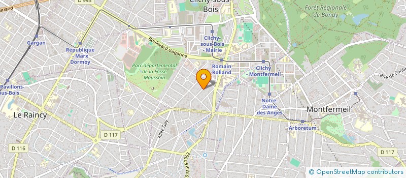 localisation de l'entreprise MONSIEUR VASILE ROTARI à CLICHY-SOUS-BOIS