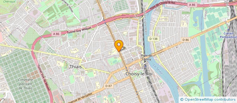 localisation de l'entreprise MONSIEUR VASILE SARDARI  THIAIS