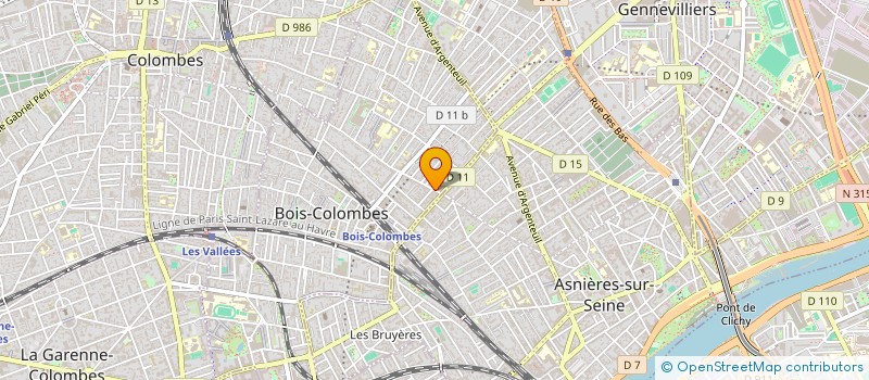 localisation de l'entreprise MONSIEUR VASILE SCHIOPU à BOIS-COLOMBES