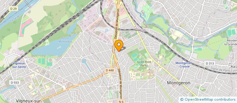 localisation de l'entreprise MONSIEUR VASILE STEPAN  MONTGERON