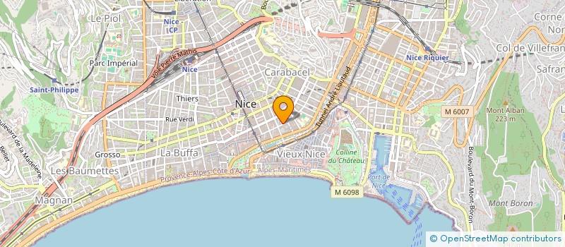 localisation de l'entreprise MONSIEUR VASILE TANASE à NICE