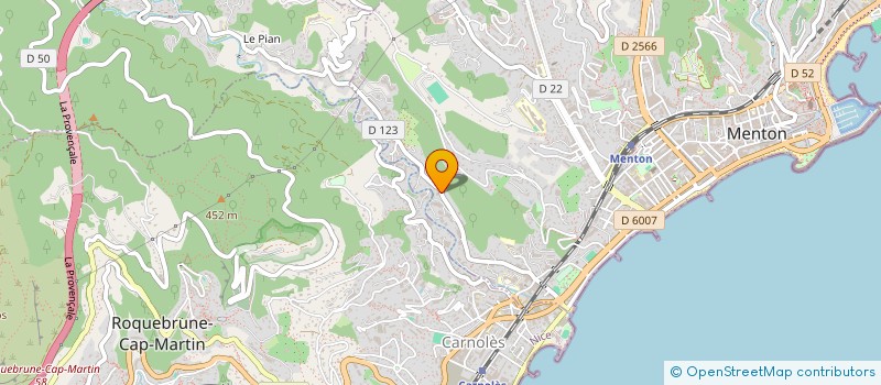 localisation de l'entreprise MONSIEUR VASILE URSU  MENTON