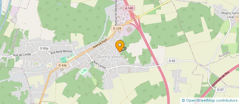 localisation de l'entreprise MONSIEUR VASILE VERDES  QUINCY-VOISINS