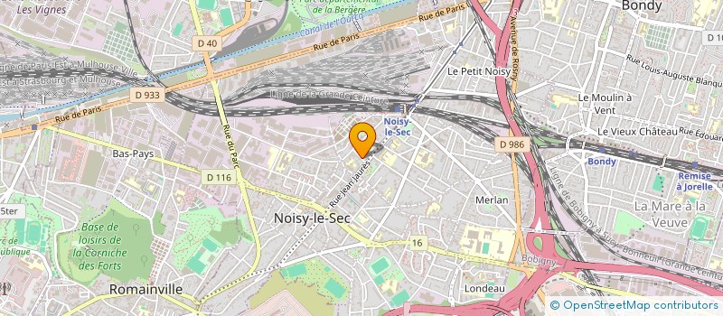 localisation de l'entreprise MONSIEUR VASILE VINAU à NOISY-LE-SEC