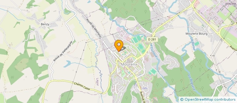 localisation de l'entreprise MONSIEUR VASILE ZGLAVOCI  MOURENX