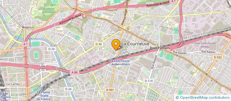 localisation de l'entreprise MONSIEUR VASILEIOS KOTAKIS à LA COURNEUVE