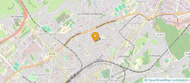 localisation de l'entreprise MONSIEUR VASILEIOS SKENTZOS  BESANCON