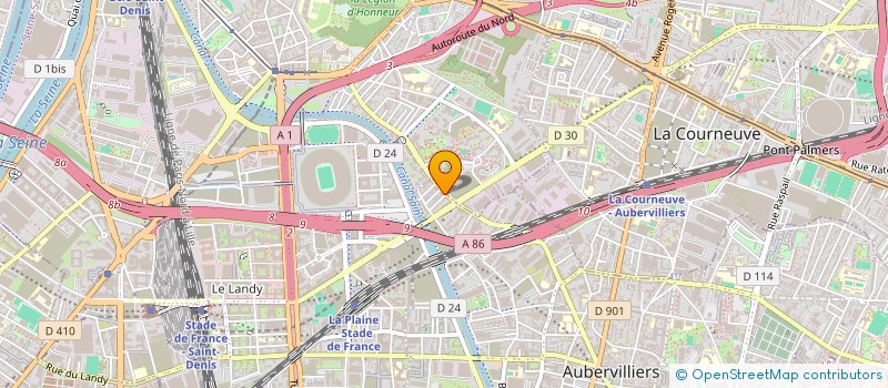 localisation de l'entreprise MONSIEUR VASILI CABATUT  AUBERVILLIERS