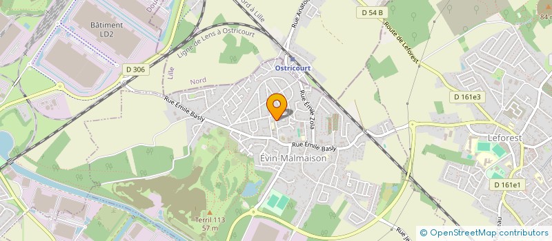 localisation de l'entreprise MONSIEUR VASILI IVANOV  EVIN-MALMAISON