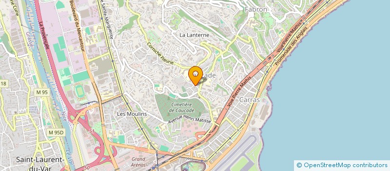 localisation de l'entreprise MONSIEUR VASILI LIUBII  NICE