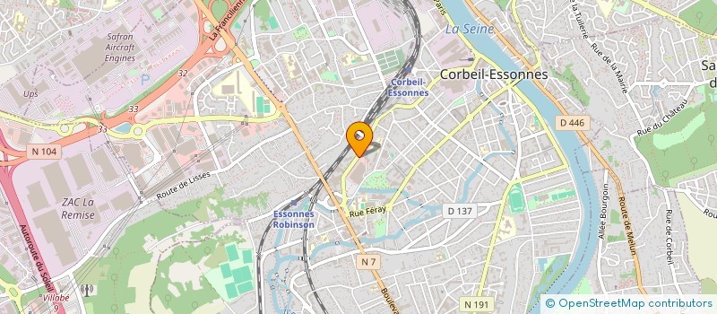 localisation de l'entreprise MONSIEUR VASILI SAVA à CORBEIL-ESSONNES