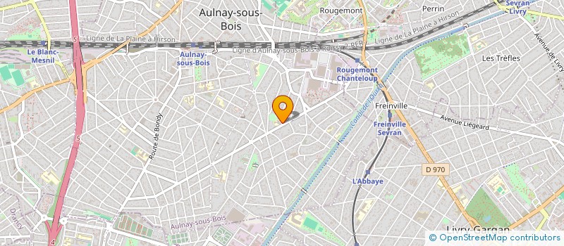 localisation de l'entreprise MONSIEUR VASILI UZUN à AULNAY-SOUS-BOIS