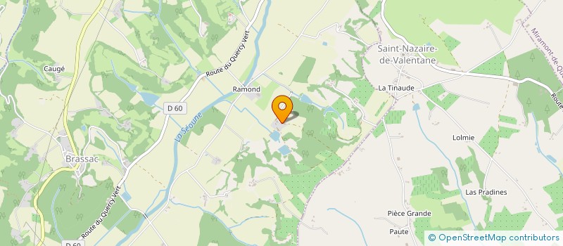 localisation de l'entreprise MONSIEUR VASILIA PASTUREL à BRASSAC