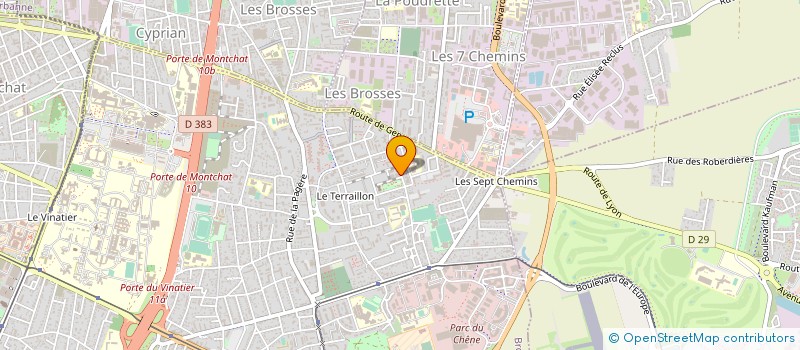 localisation de l'entreprise MONSIEUR VASILICA CONSTANTIN à BRON