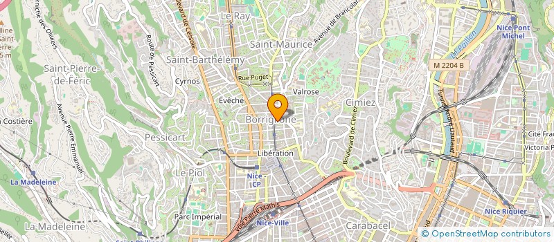 localisation de l'entreprise MONSIEUR VASILICA ENACHI à NICE