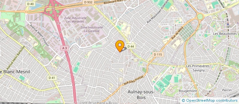 localisation de l'entreprise MONSIEUR VASILICA PATRACUTA à AULNAY-SOUS-BOIS